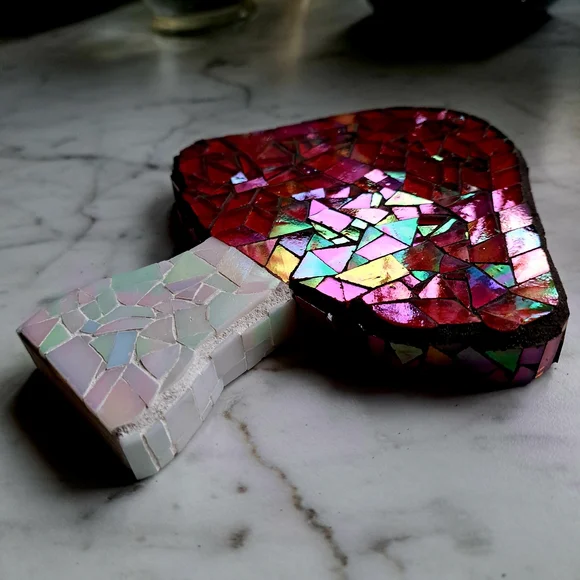 Irridescent Mosaic Mushroom Decor - Picture 13 of 15